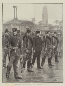The Degradation of Captain Dreyfus in Paris, on His Way to the Prison Van by G.S. Amato